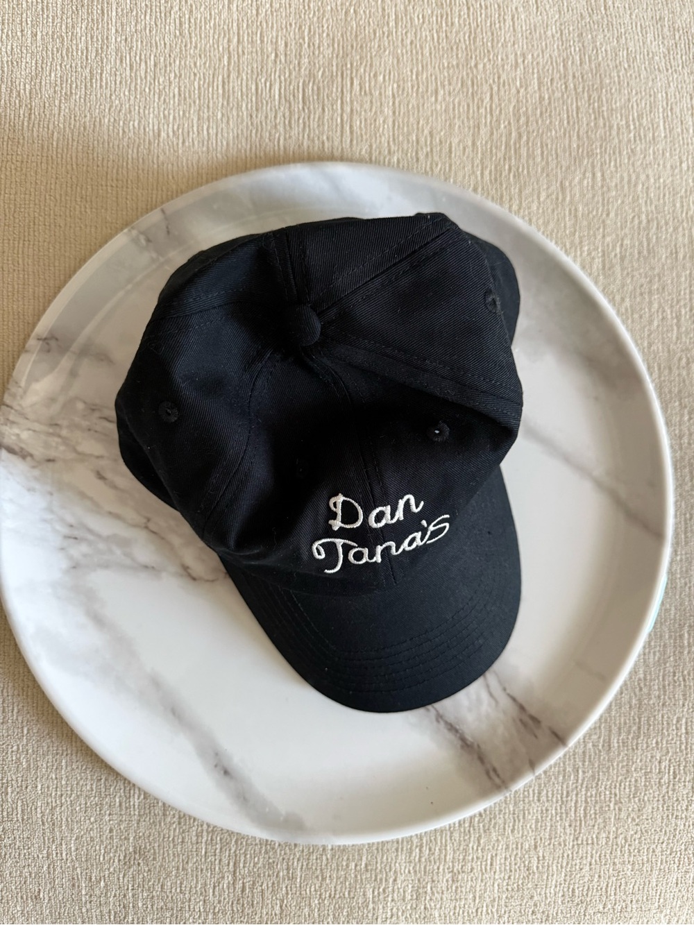 RE/DONE Dan Tana Classic Baseball Cap Black